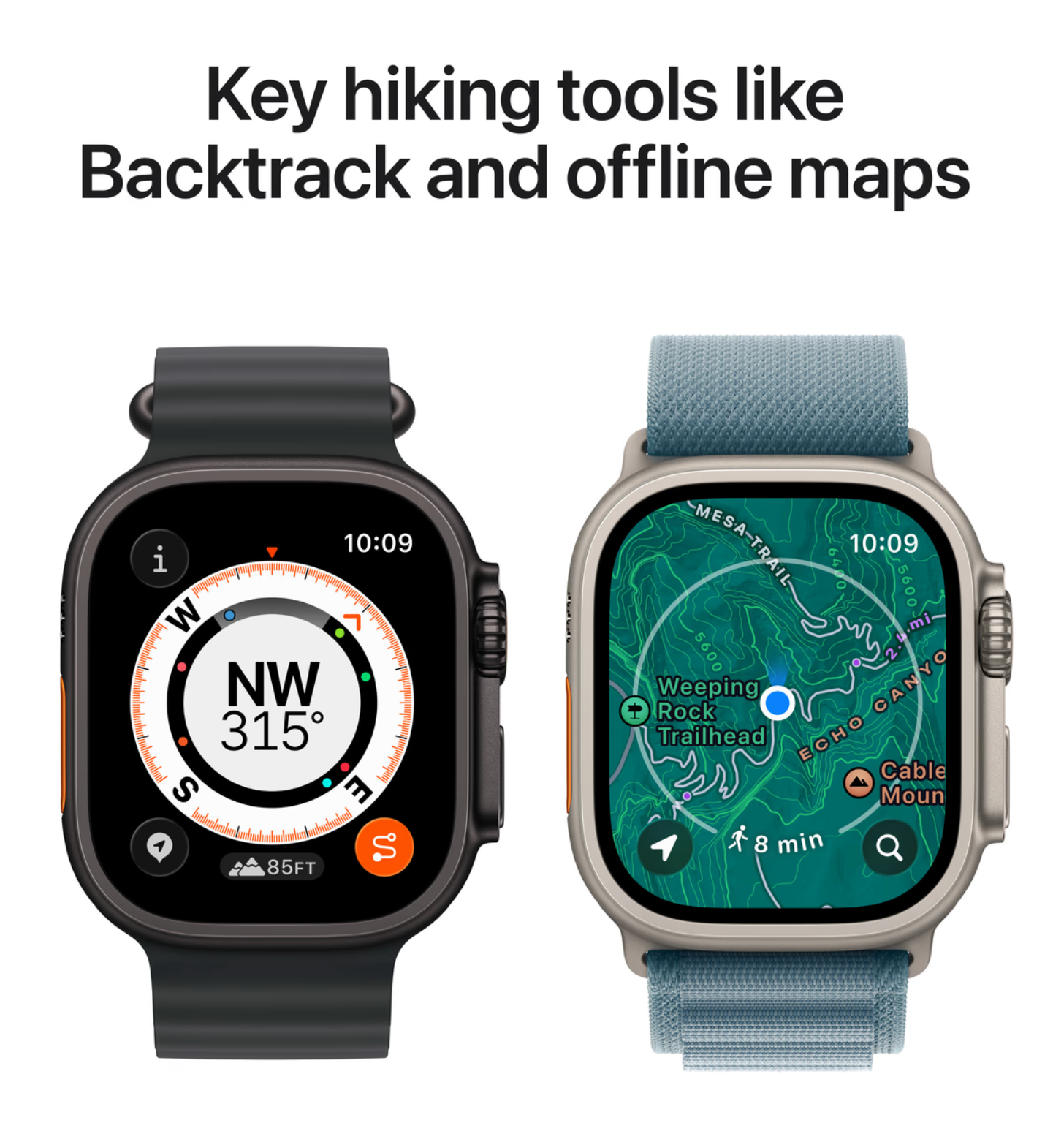 Apple Watch Ultra 3 Cellular 49mm Zwart Alpine Band M