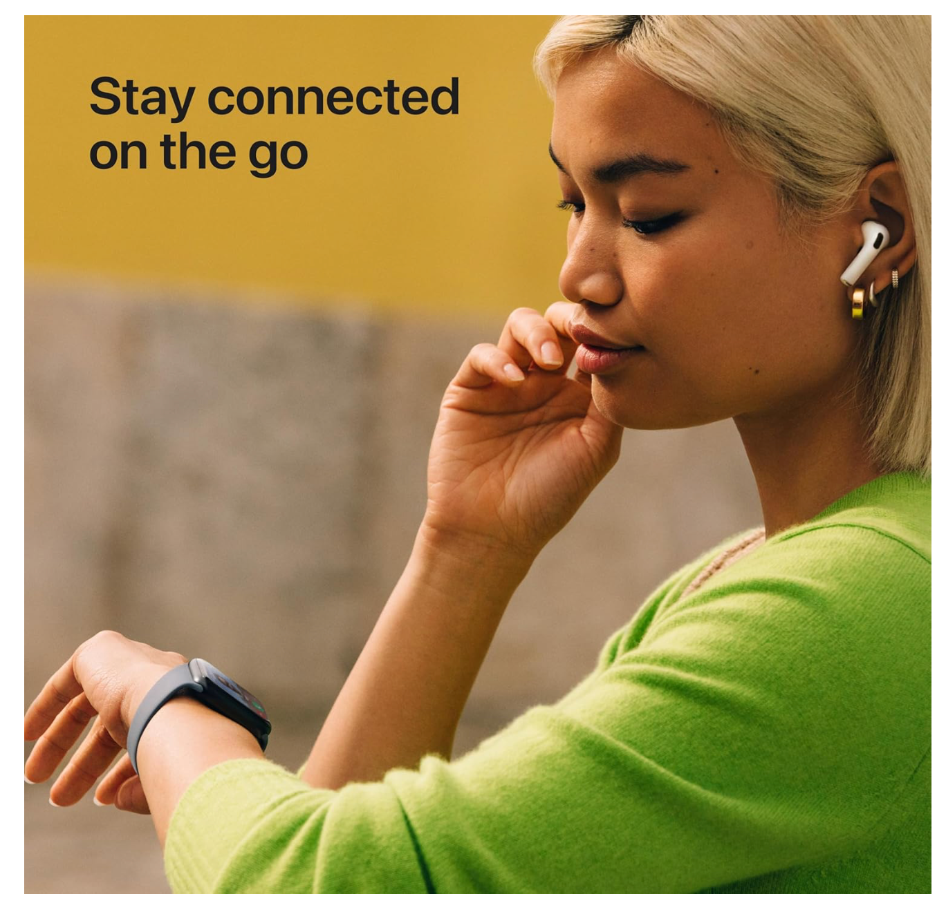 Apple Watch SE (2025) Cellular 44mm Midnight Sportband M/L