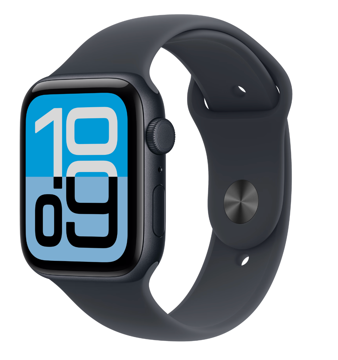 Apple Watch SE (2025) Cellular 44mm Midnight Sportband M/L