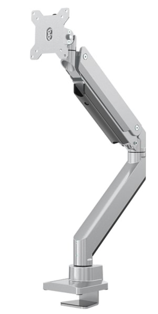 Neomounts NM-D775SILVERPLUS Monitorarm 10-49" - gasveer - Topfix - 180°-stop