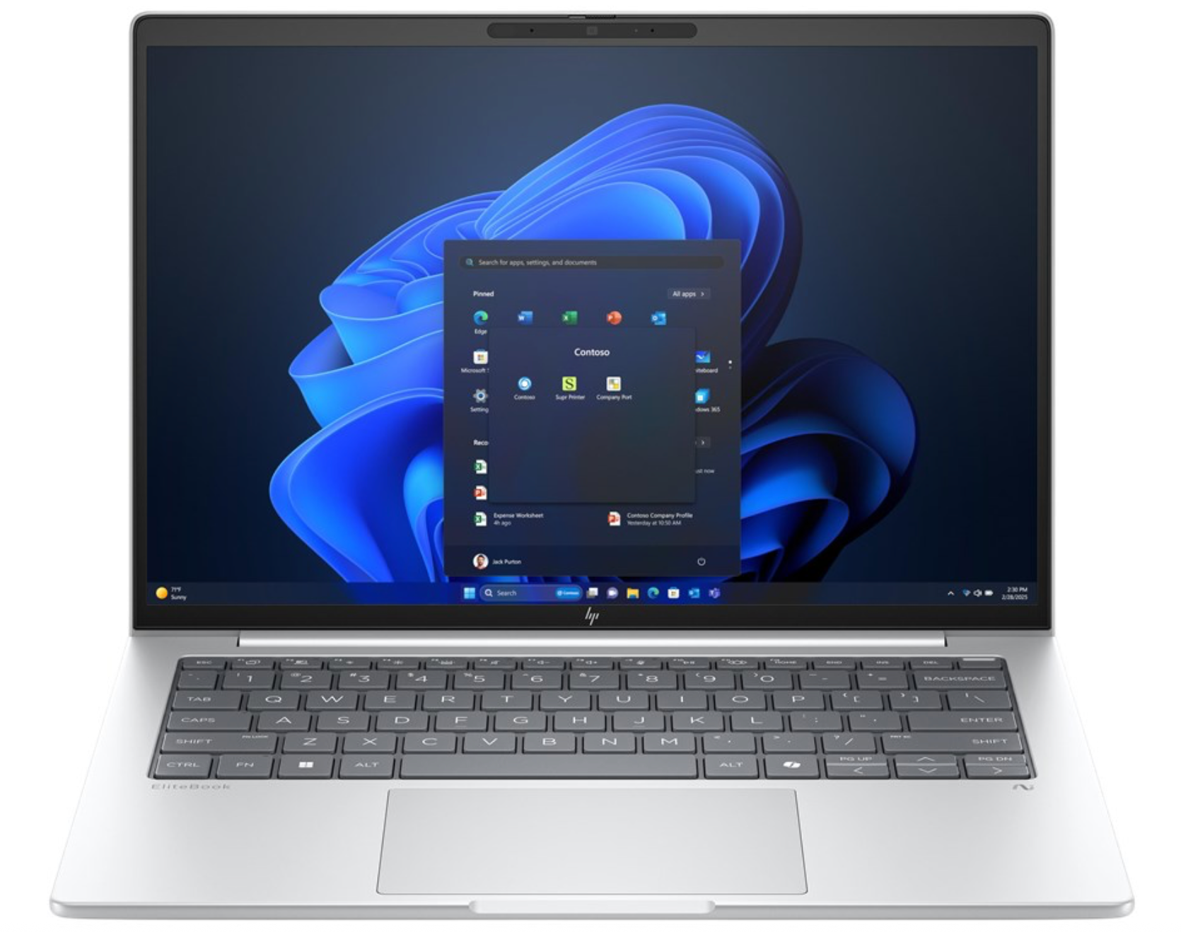 HP EliteBook 8 G1i Next Gen AI Wolf Pro Security Edition Copilot+ PC Intel Core Ultra 5 226V Laptop 35,6 cm (14") WUXGA 16 GB LPDDR5x-SDRAM Wi-Fi 7 (802.11be) Windows 11 Pro