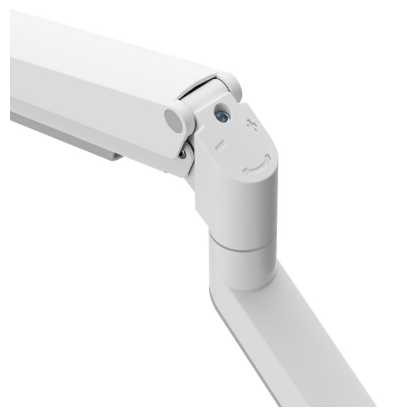 Neomounts NEXT Slim DS70-250WH1 Monitorarm 1 scherm - 17-35" - 1-9 kg (curved 8 kg) - gasveer - 180°-stop - Topfix - Easy Install-model - 100% plasticvrije verpakking - wit