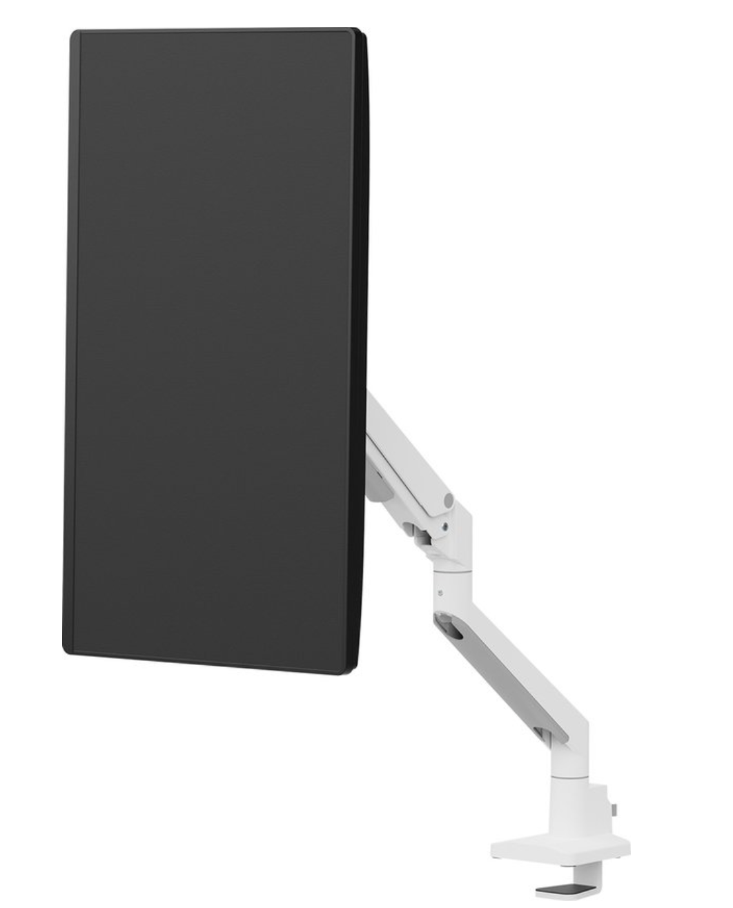 Neomounts NEXT Slim DS70-250WH1 Monitorarm 1 scherm - 17-35" - 1-9 kg (curved 8 kg) - gasveer - 180°-stop - Topfix - Easy Install-model - 100% plasticvrije verpakking - wit