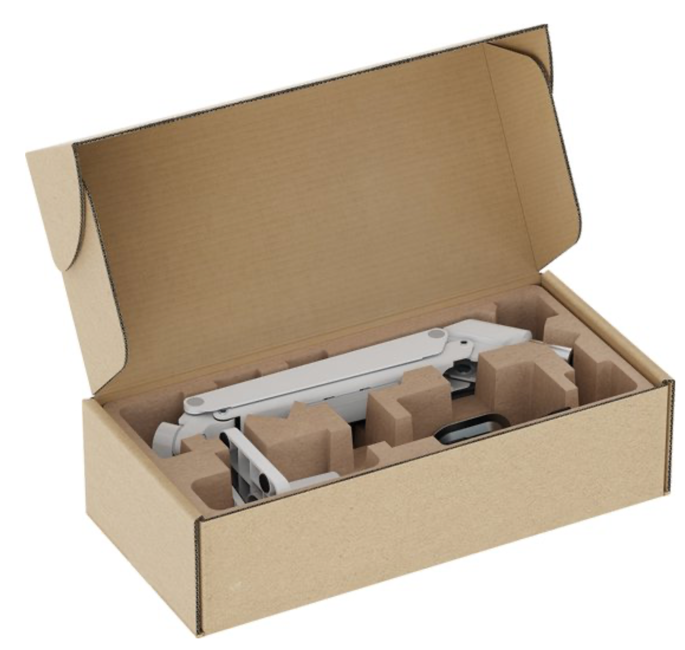 Neomounts NEXT Slim DS70-250WH1 Monitorarm 1 scherm - 17-35" - 1-9 kg (curved 8 kg) - gasveer - 180°-stop - Topfix - Easy Install-model - 100% plasticvrije verpakking - wit