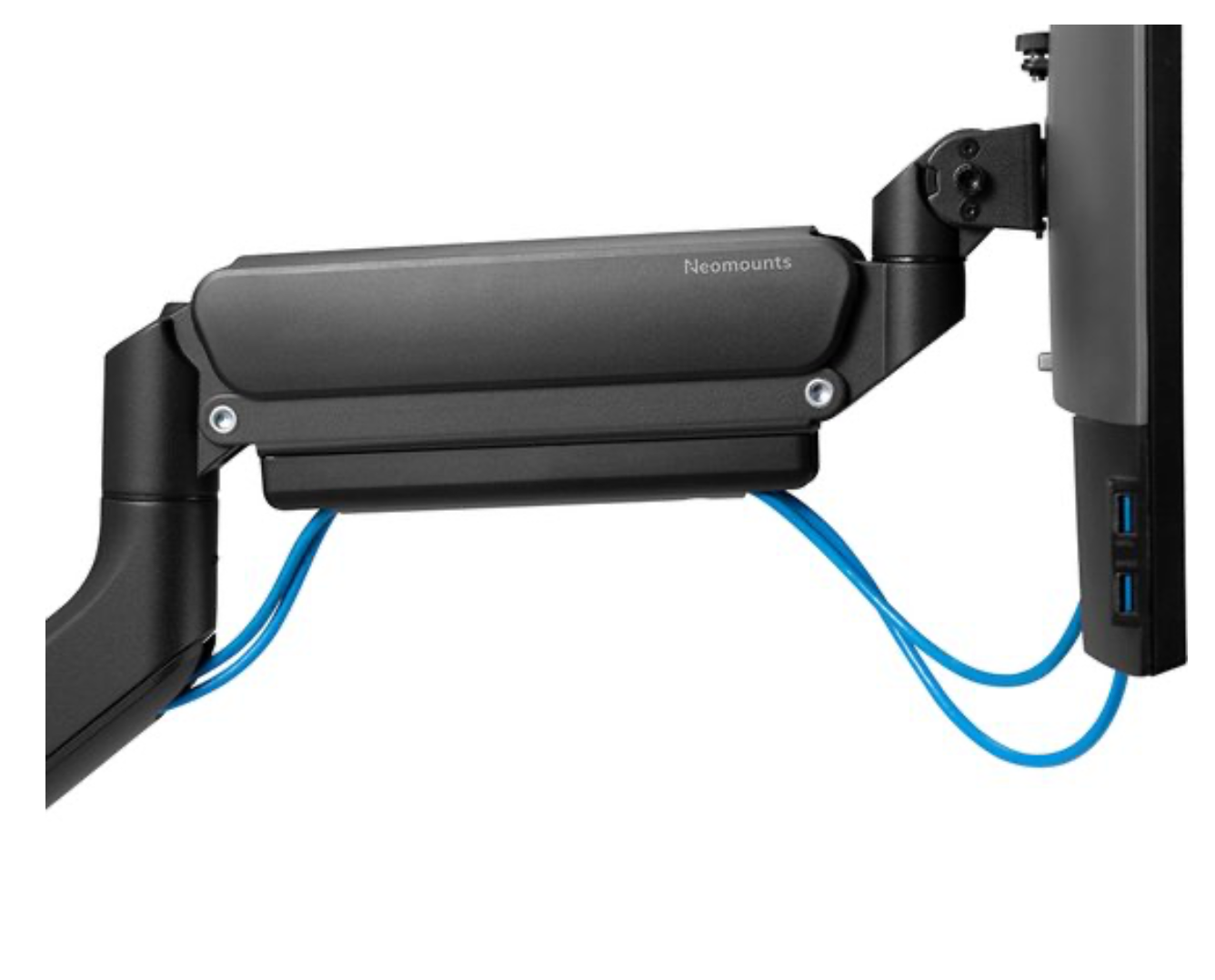 Neomounts DS70-450BL1 Monitorarm 17-42" - gasveer - Topfix - 180°-stop