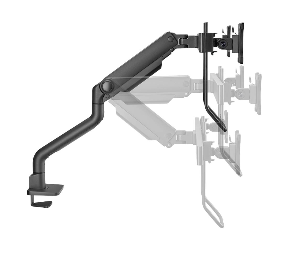 Neomounts DS75S-950BL2 Monitorarm 17-32" - gasveer - Topfix - 180°-stop