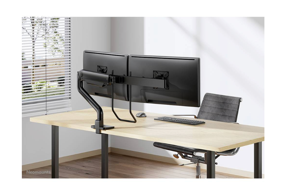 Neomounts DS75S-950BL2 Monitorarm 17-32" - gasveer - Topfix - 180°-stop
