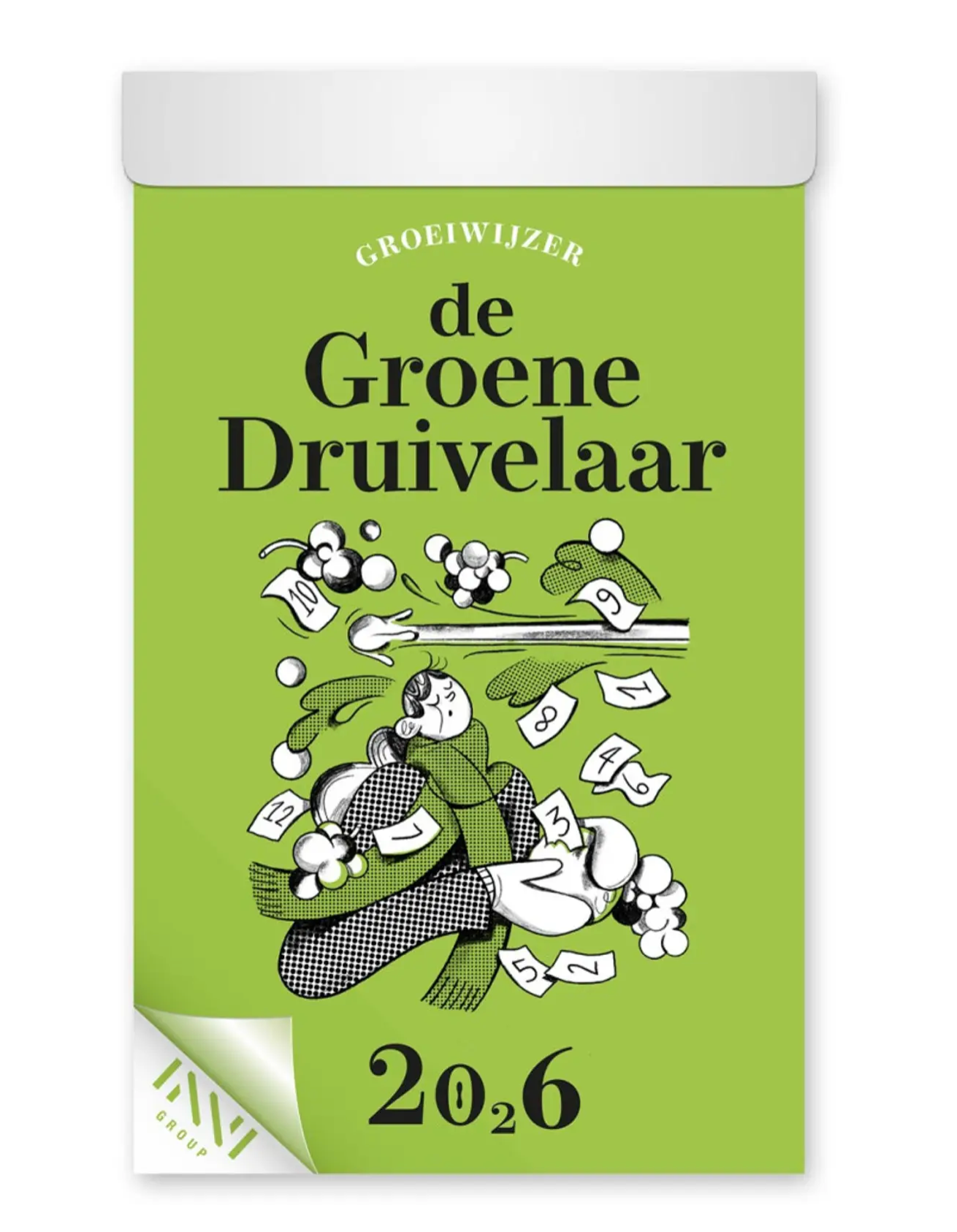 Dagblokkalender De Groene Druivelaar 2026