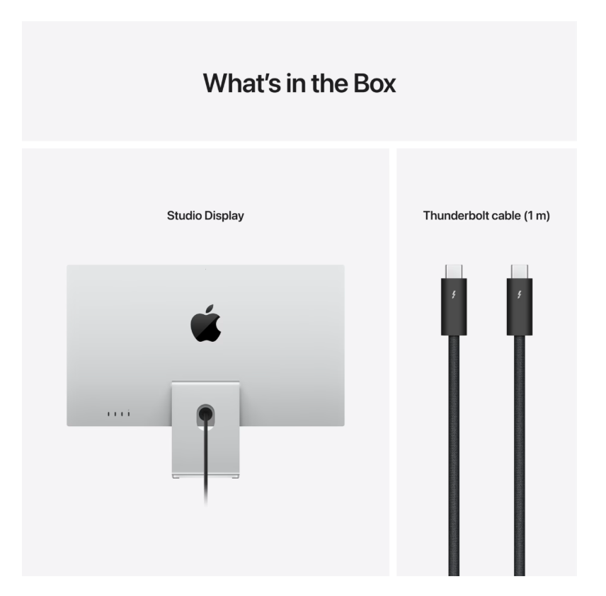 Apple Studio Display (met VESA-adapter, zonder standaard, glas met nanotextuur) Aluminium