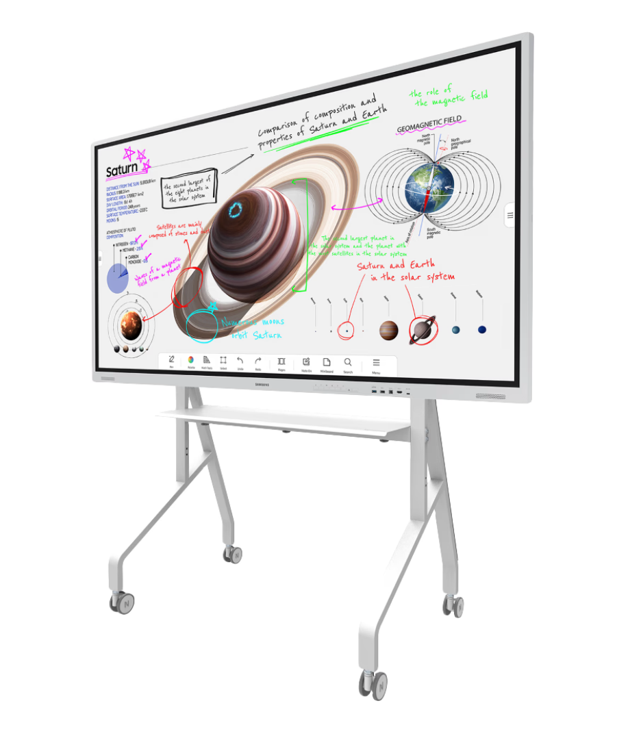 Neomounts FL50-525WH1 TV trolley 55-86" - snelle installatie - TÜV