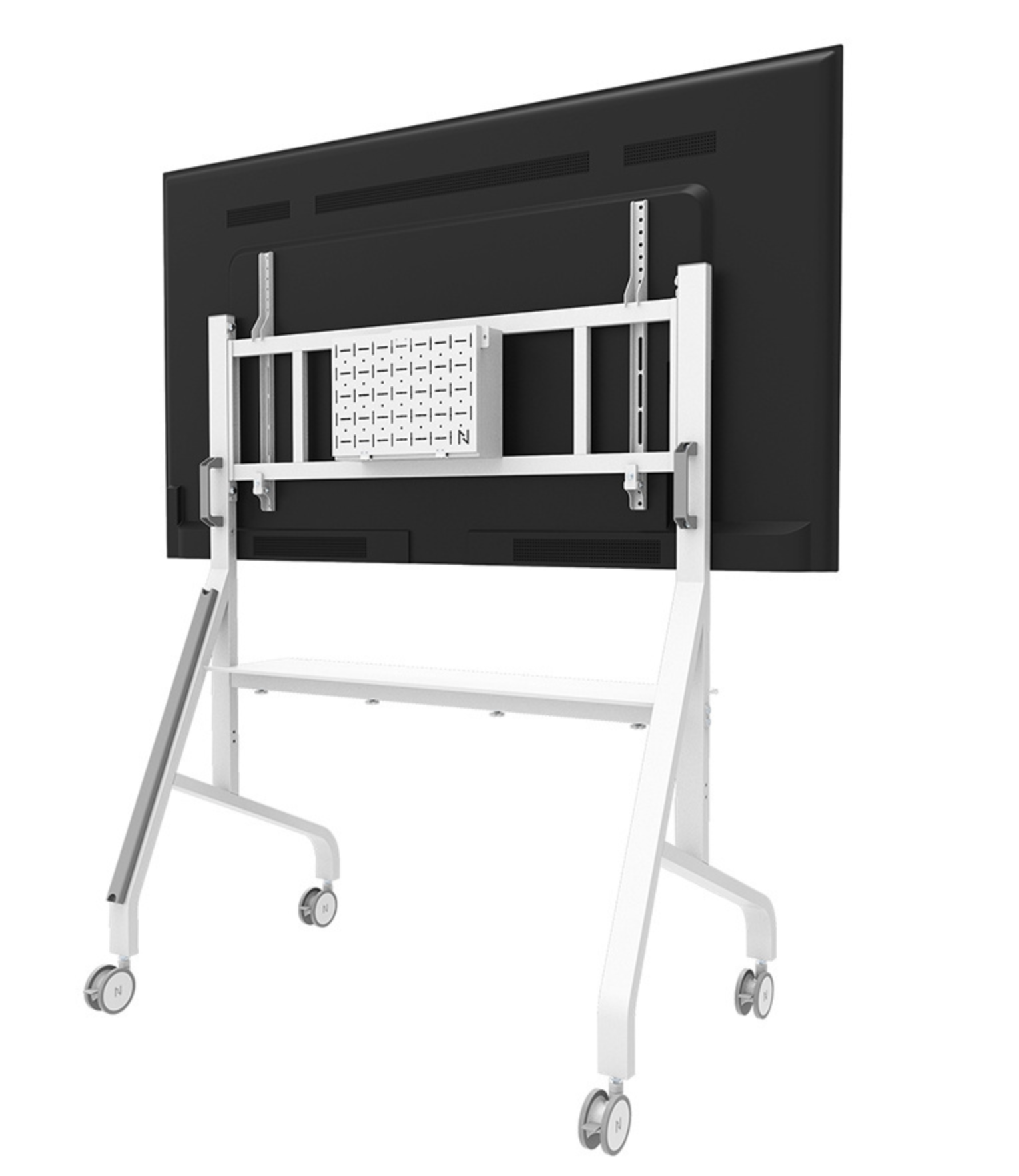 Neomounts FL50-575WH1 TV trolley 65-110" - snelle installatie - TÜV