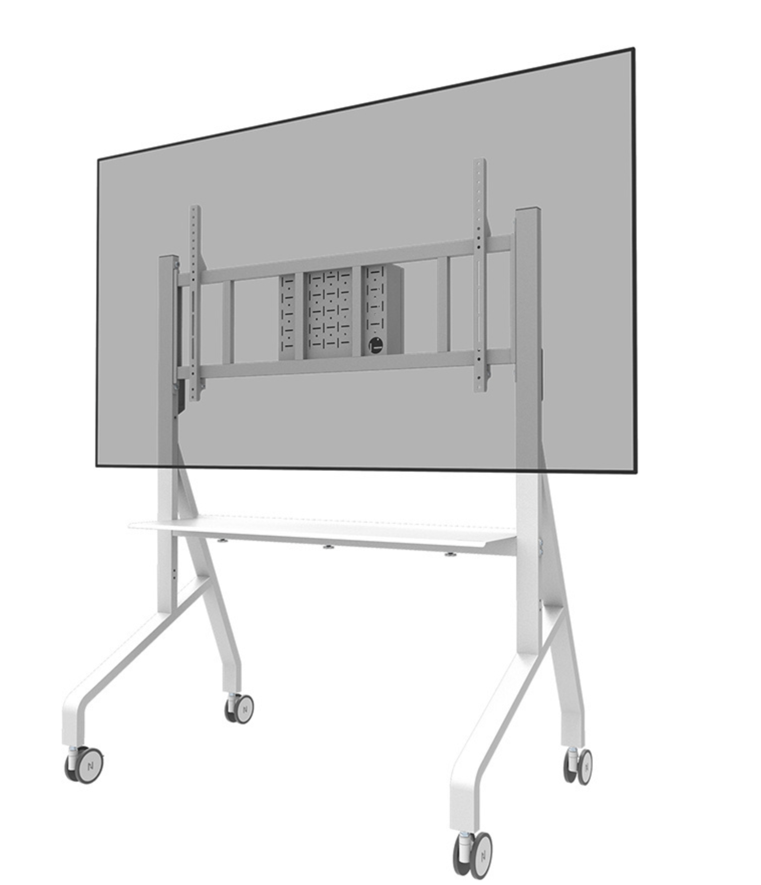 Neomounts FL50-575WH1 TV trolley 65-110" - snelle installatie - TÜV