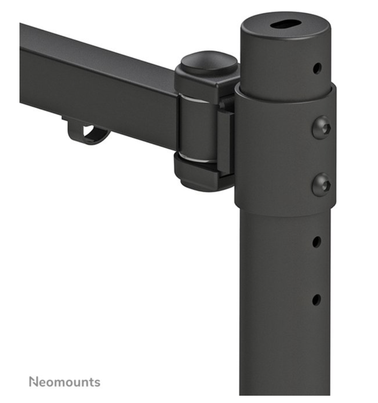 Neomounts FPMA-D960BLACKPLUS Monitorarm 1 scherm - 10-49" - 0-20 kg (curved 18 kg) - zwart