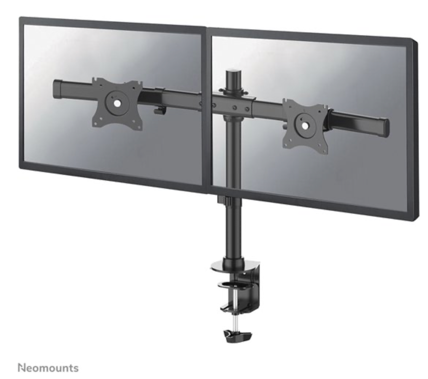 Neomounts FPMA-DCB100DBLACK Crossbar monitorarm 2 schermen - 10-27" - 0-10 kg/scherm - zwart