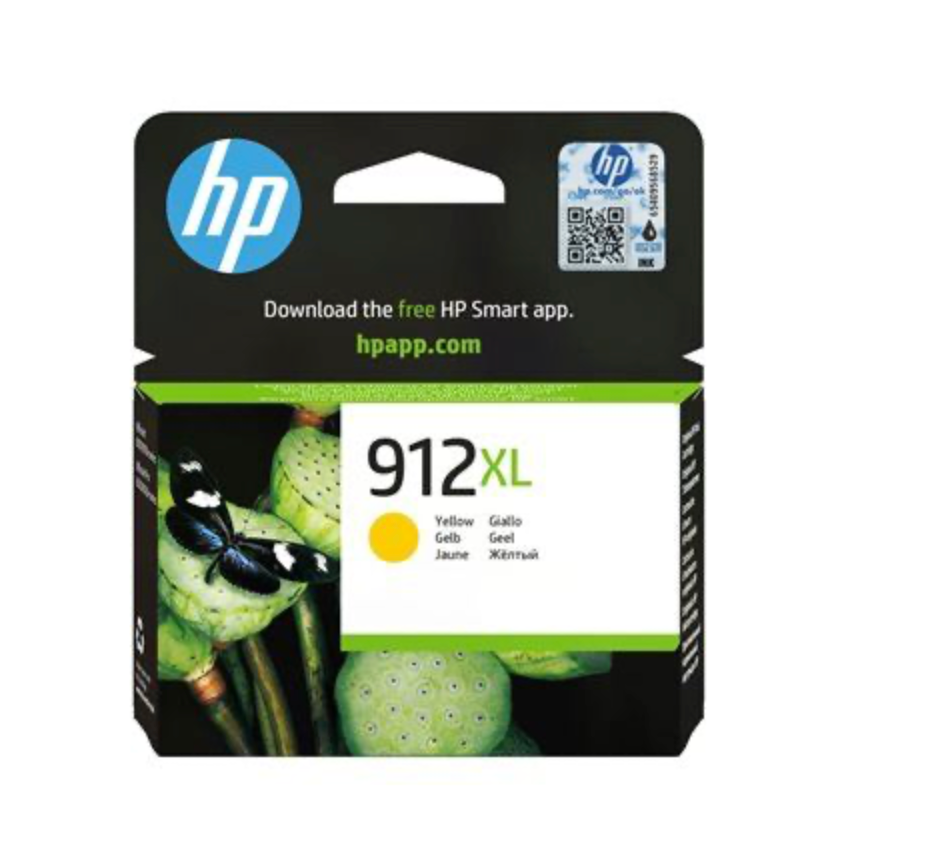 HP 912XL originele high-capacity gele inktcartridge