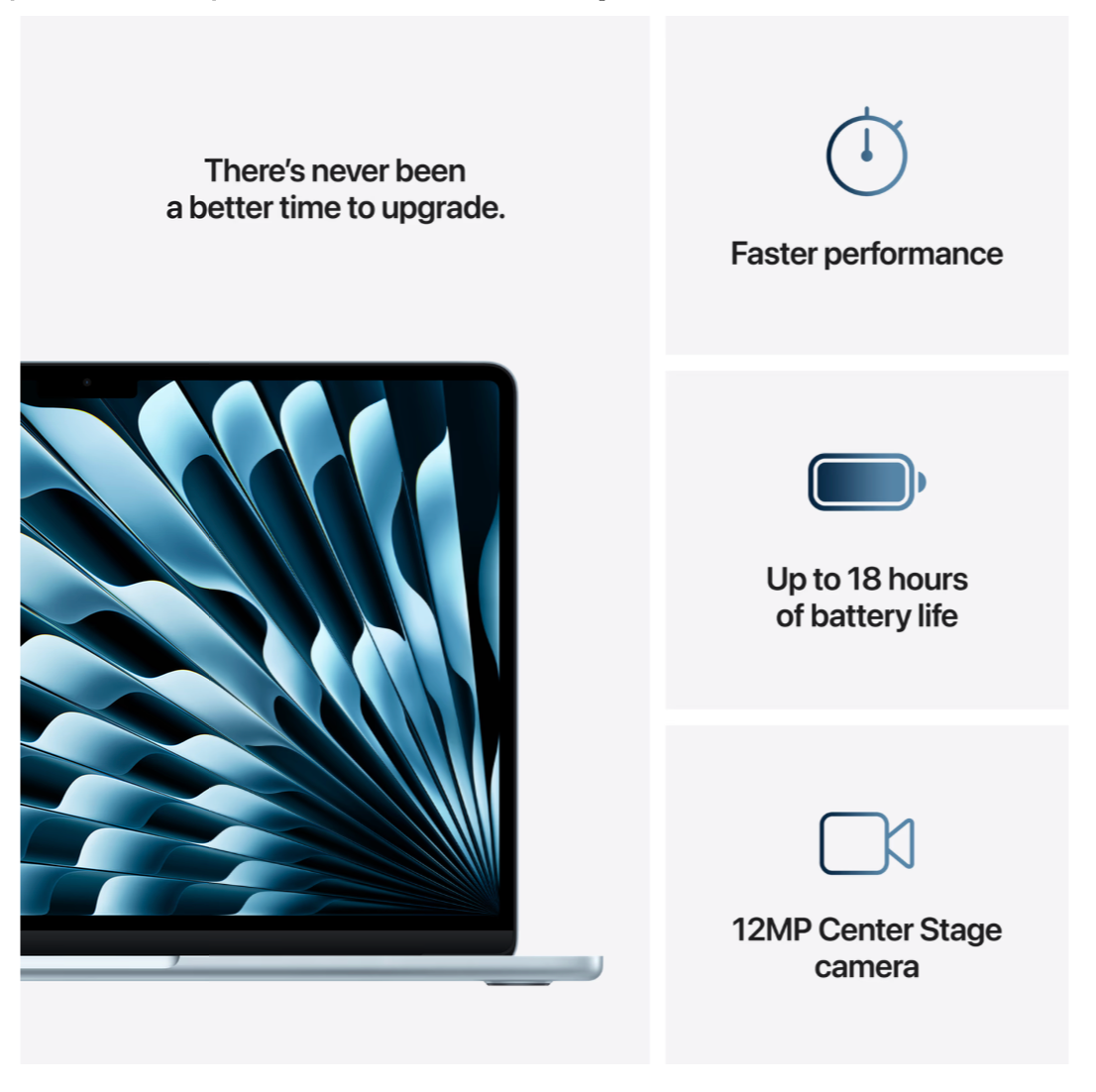 Apple MacBook Air 13 inch (2025) M4 (10 CPU/8 GPU) 16GB/256GB Hemelsblauw QWERTY