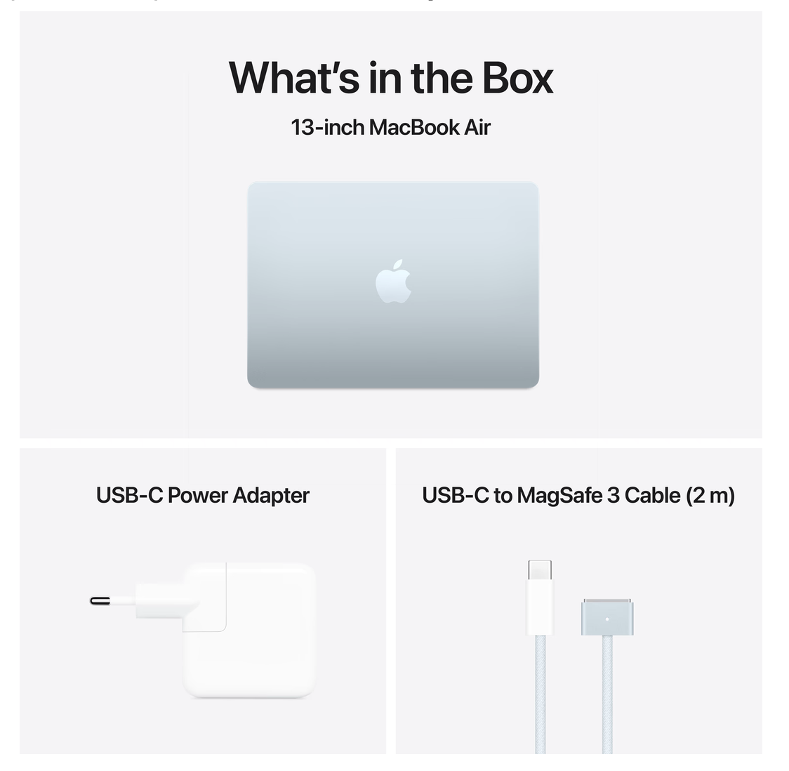 Apple MacBook Air 13 inch (2025) M4 (10 CPU/8 GPU) 16GB/256GB Hemelsblauw QWERTY