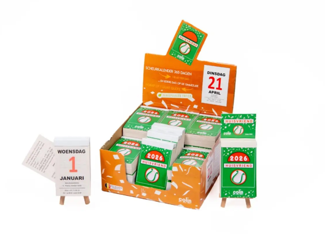 Dagblokkalender Huisvriend 2026