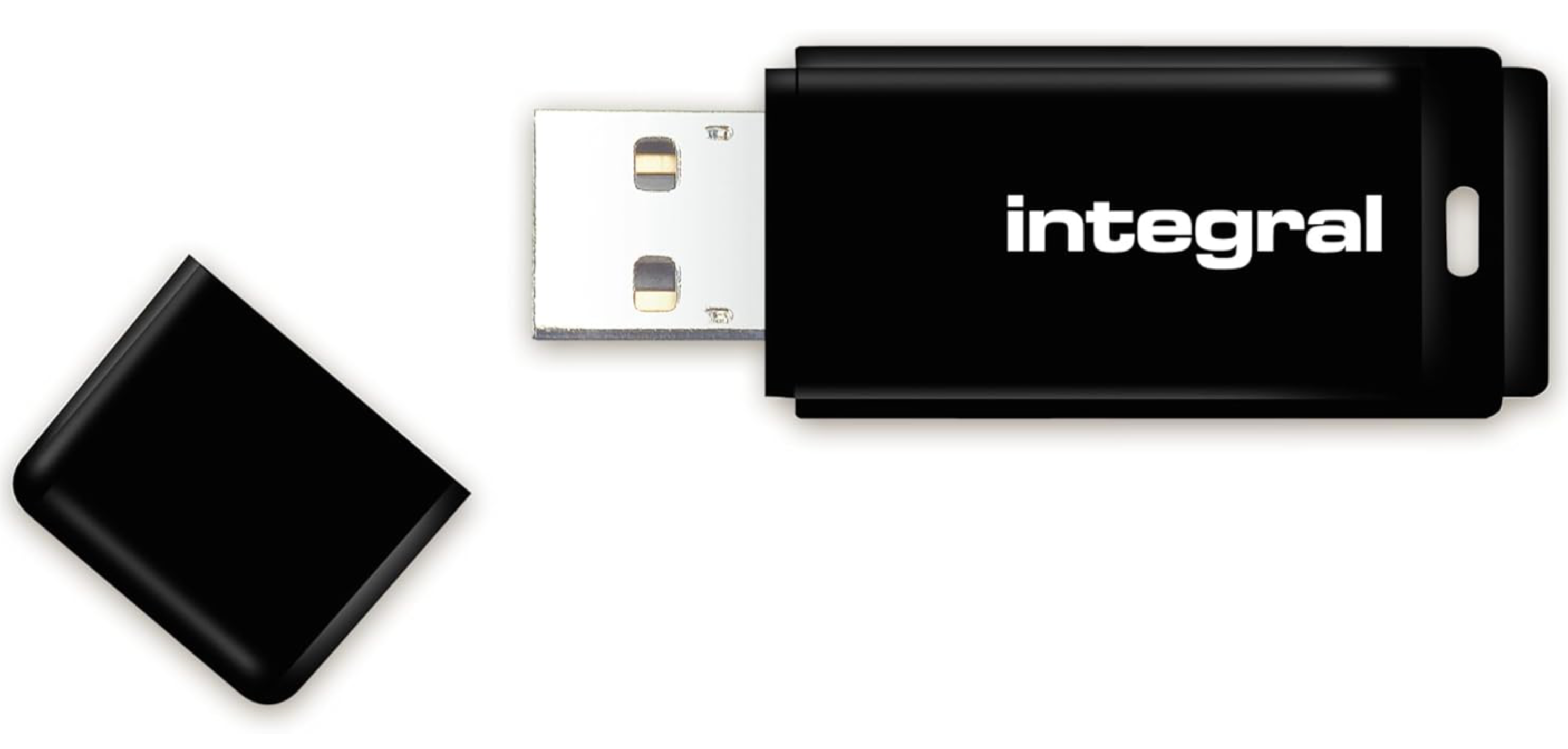 Integral USB 2.0 stick, 8 GB, zwart