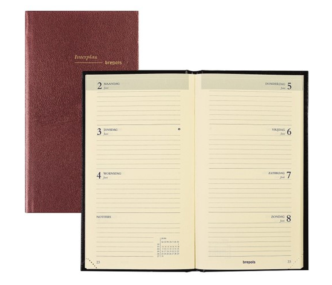 Brepols agenda Interplan Lima, bordeaux, 2026