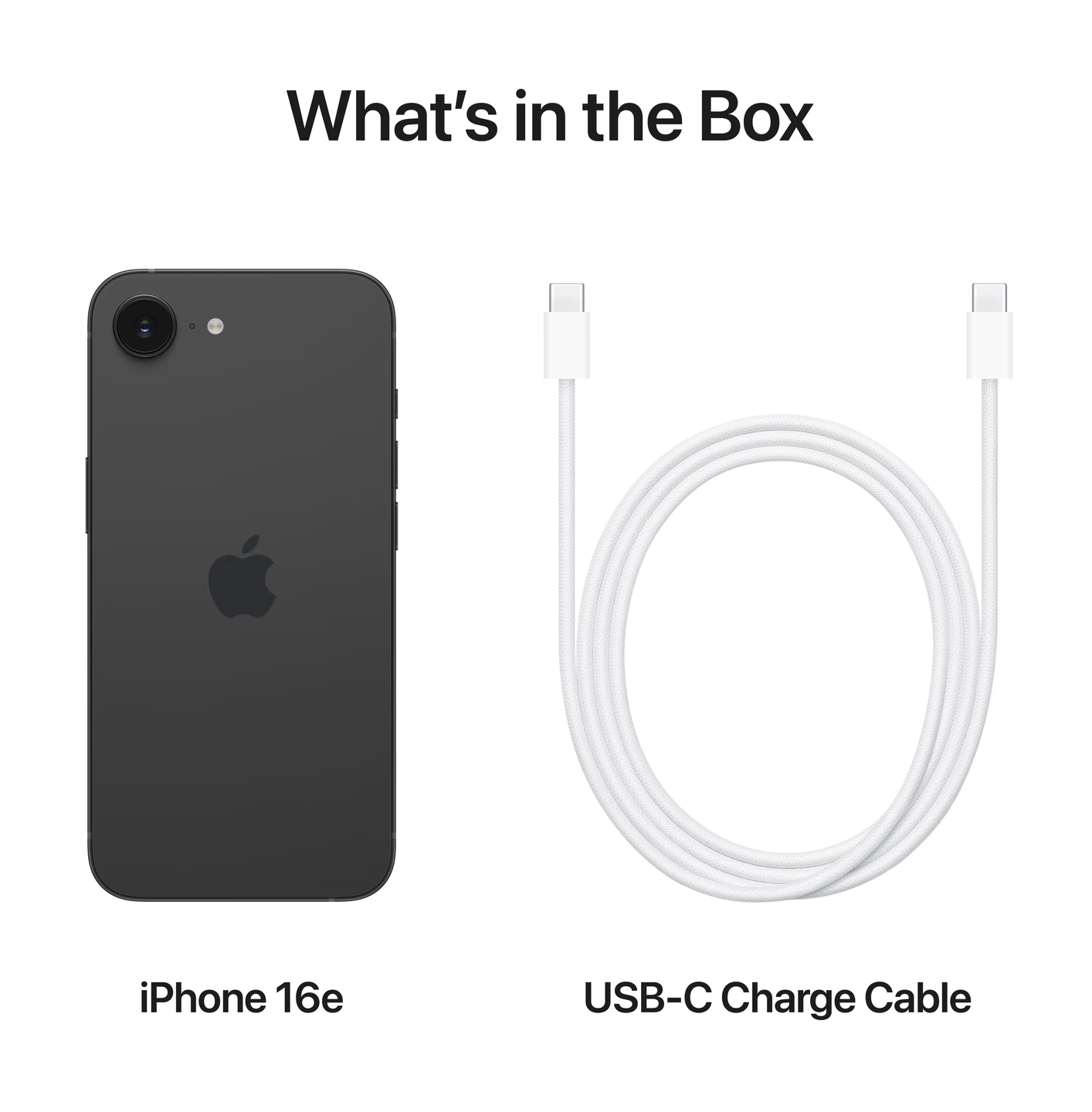 Apple iPhone 16e 128GB Zwart