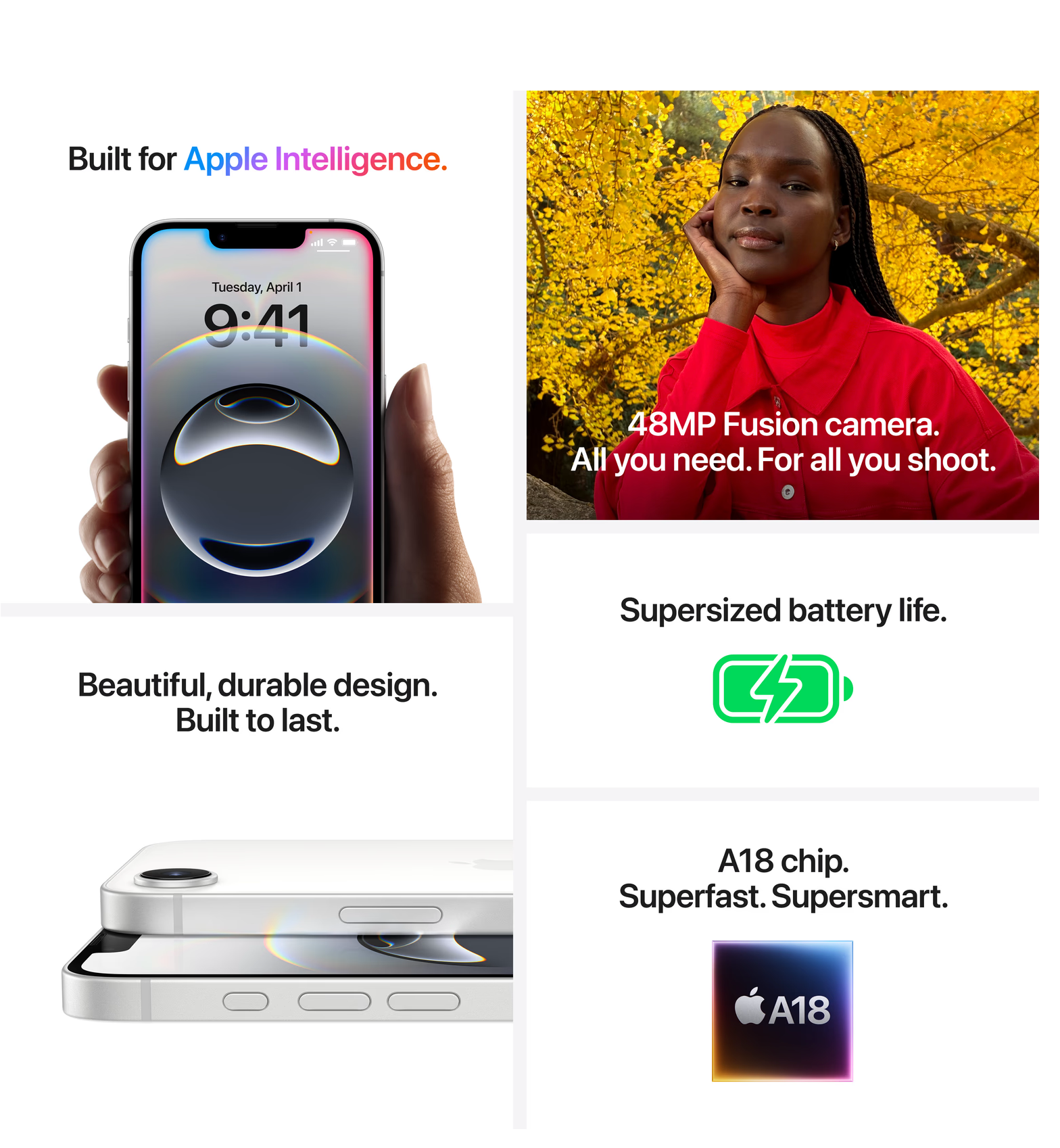 Apple iPhone 16e 128GB Zwart