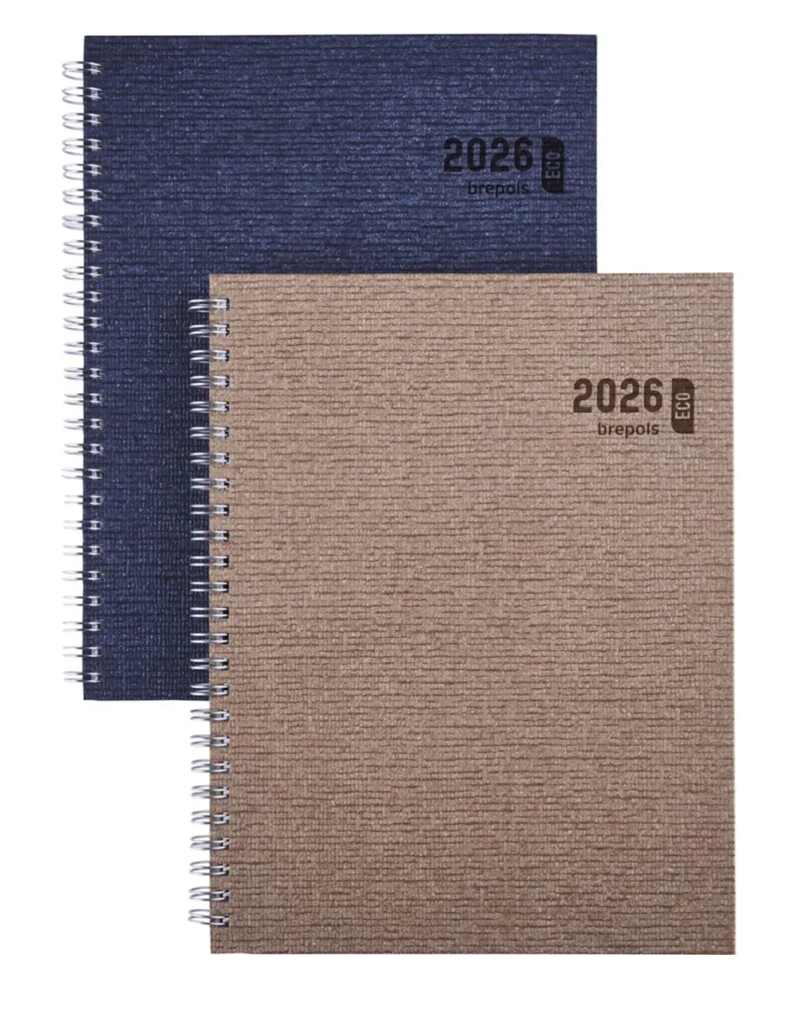 Brepols agenda Ecotiming, Kazar, assorti, 2026, spiraalgebonden