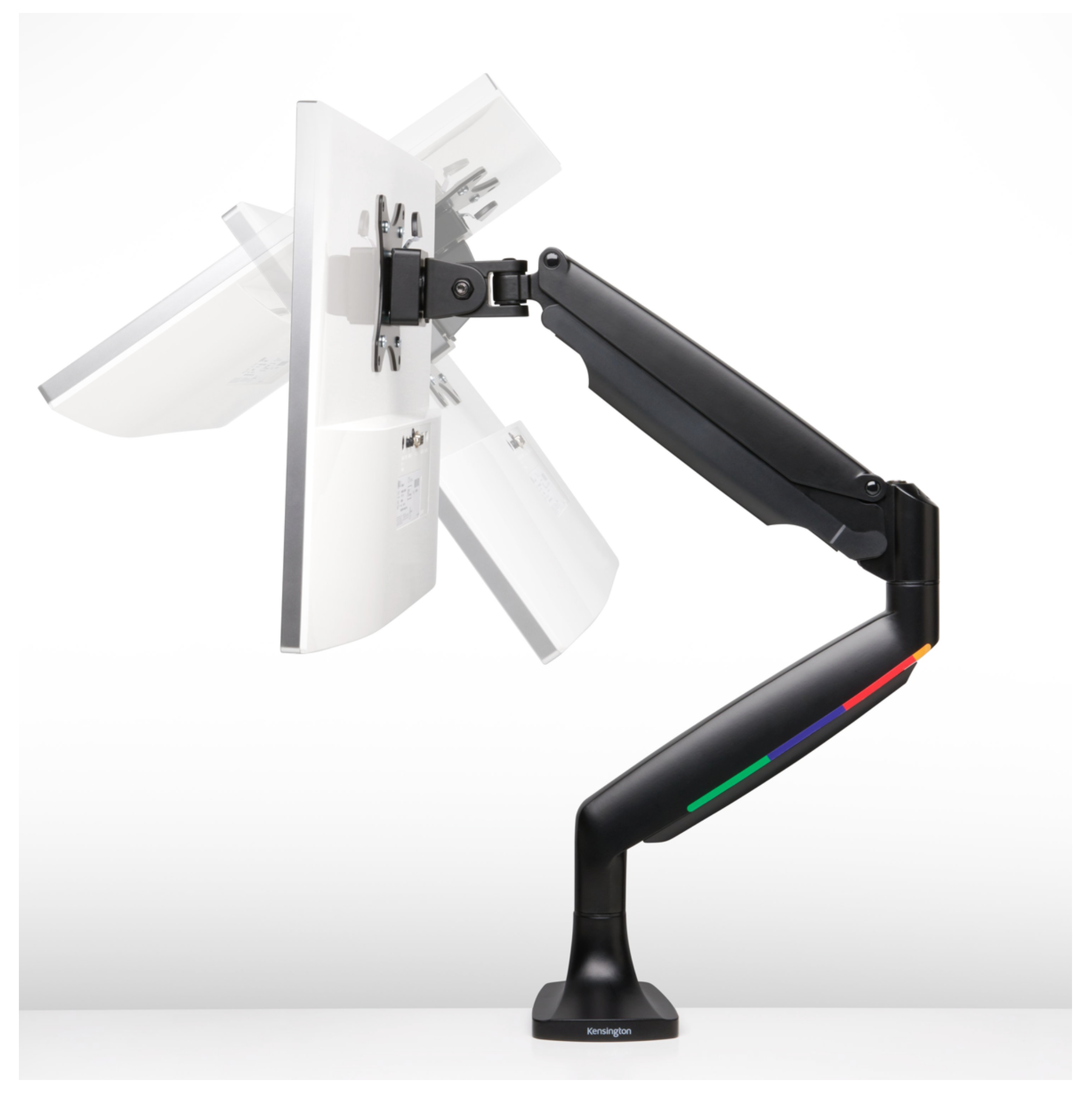 Kensington SmartFit one-touch verstelbare monitorarm, enkel, zwart