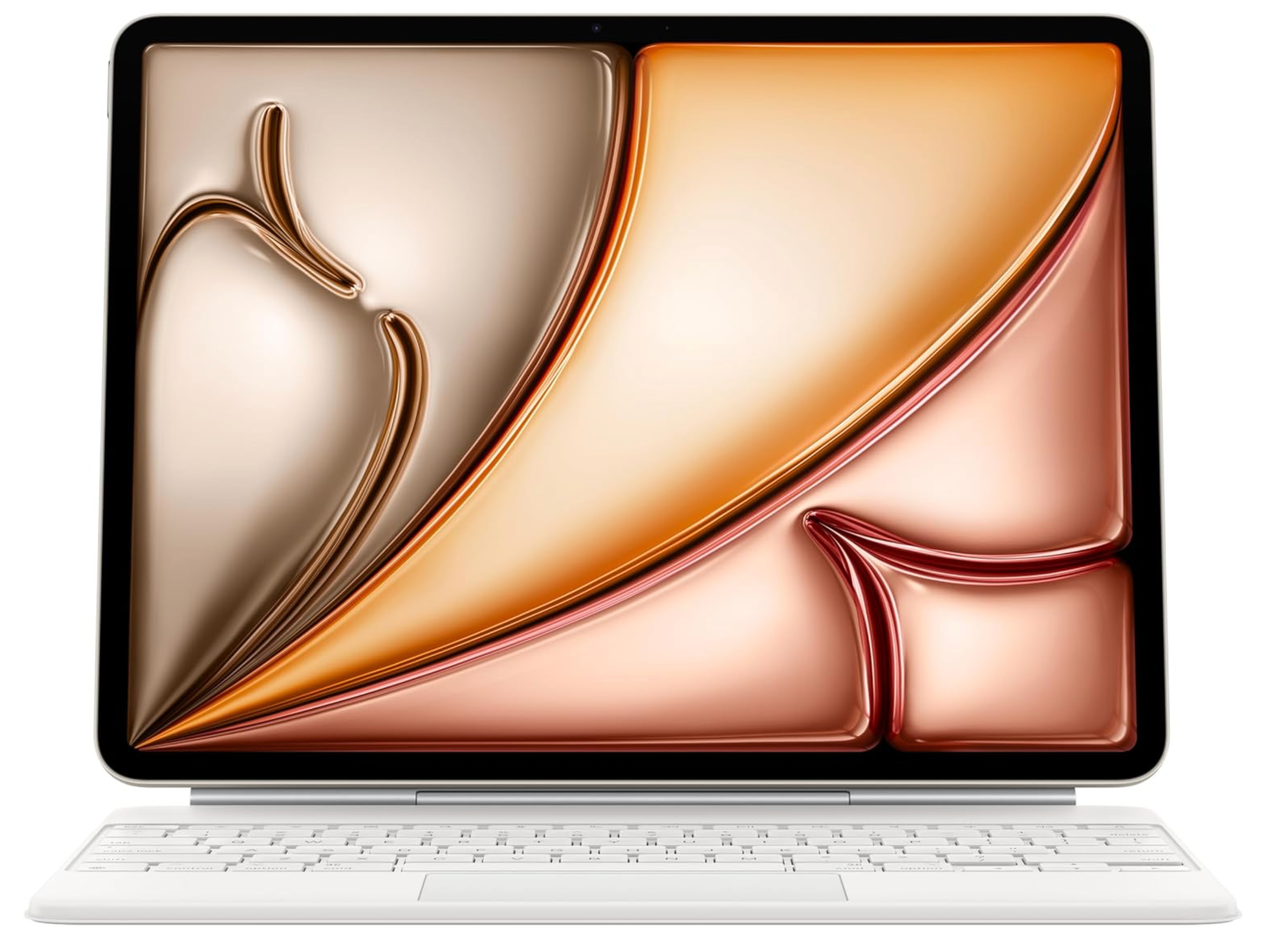 Apple Magic Keyboard-hoes voor de 13-inch iPad Air (M3), comfortabel typen, ingebouwde trackpad, Engels (VS) - Wit ​​​​​​​