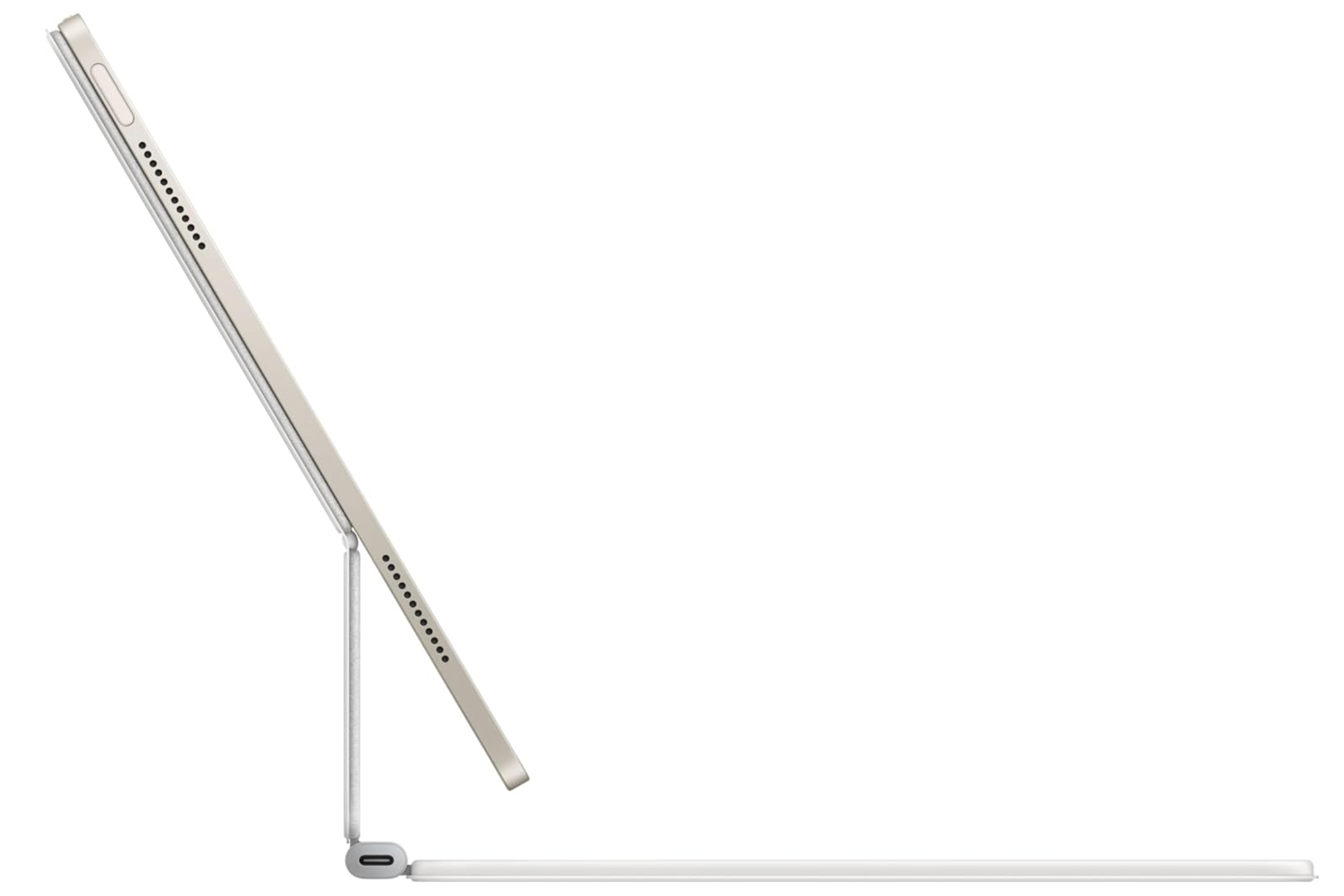 Apple Magic Keyboard-hoes voor de 13-inch iPad Air (M3), comfortabel typen, ingebouwde trackpad, Engels (VS) - Wit ​​​​​​​