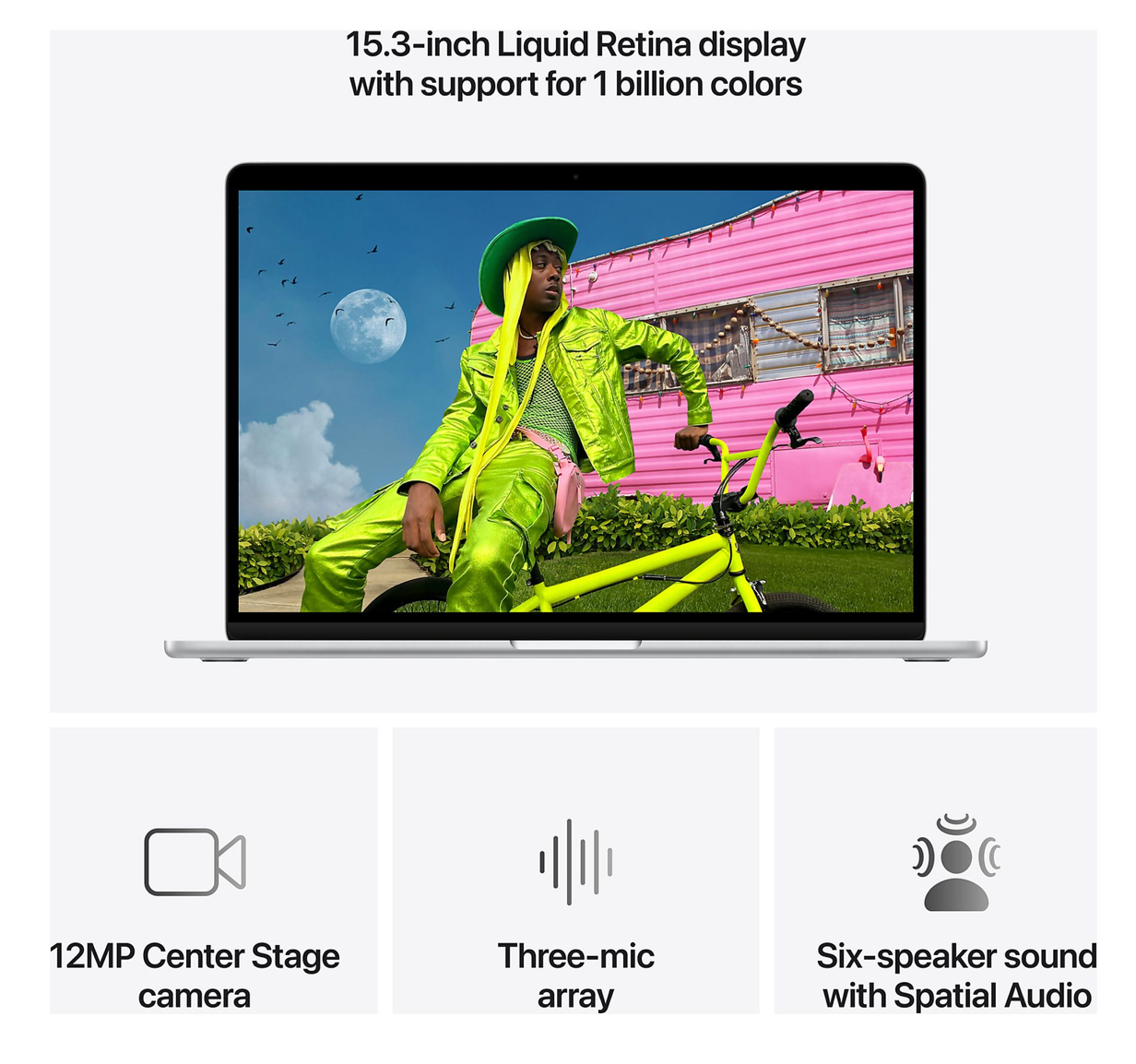 Apple MacBook Air (2026) 15inch M5 (10CPU/10GPU) 24GB 1TB Silver QWERTY