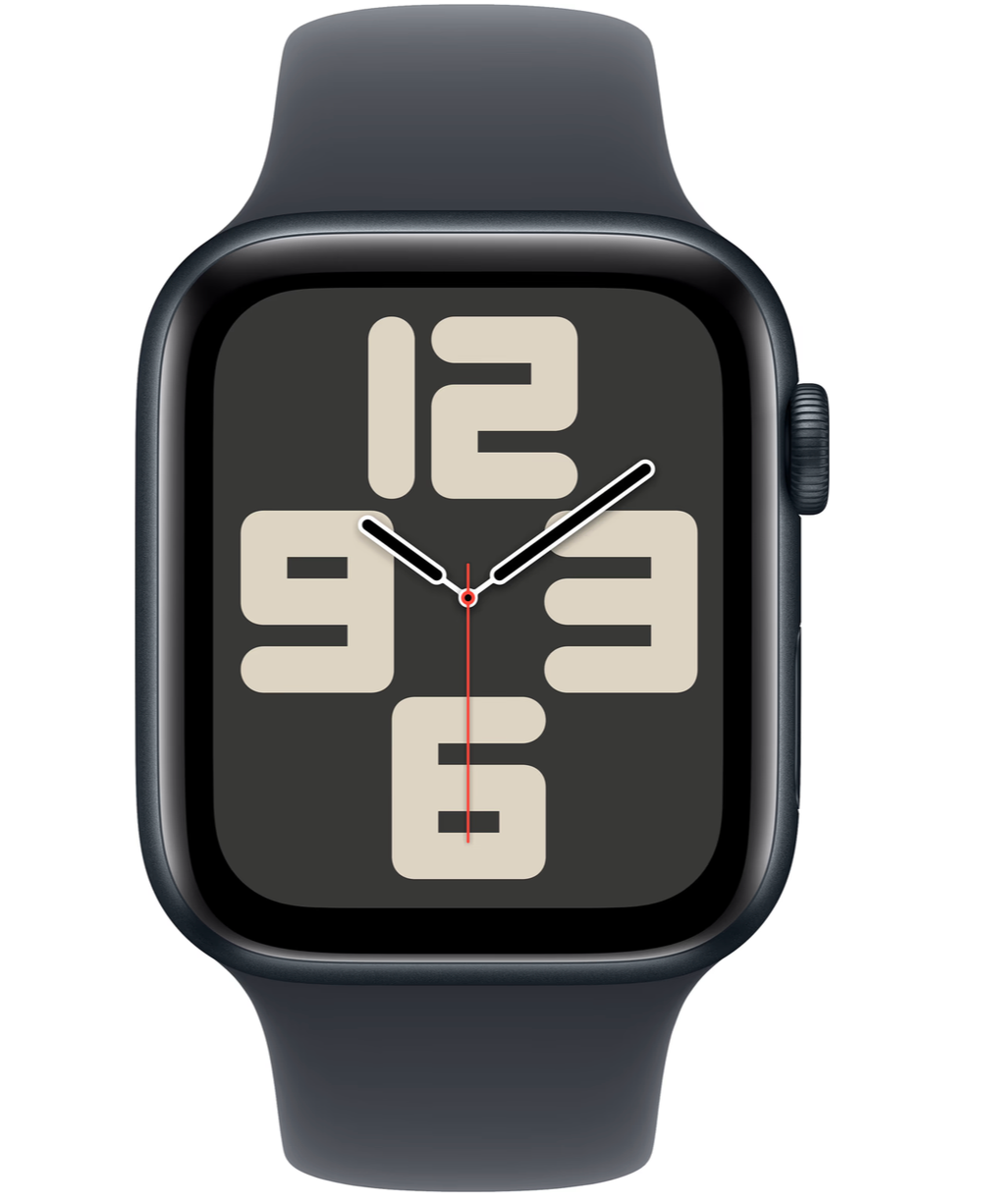 Apple Watch SE (2024) 4G 44mm Midnight Sportband S/M