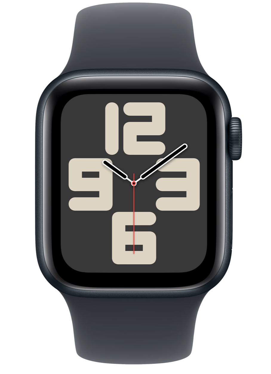 Apple Watch SE (2024) 4G 40mm Midnight Sportband M/L