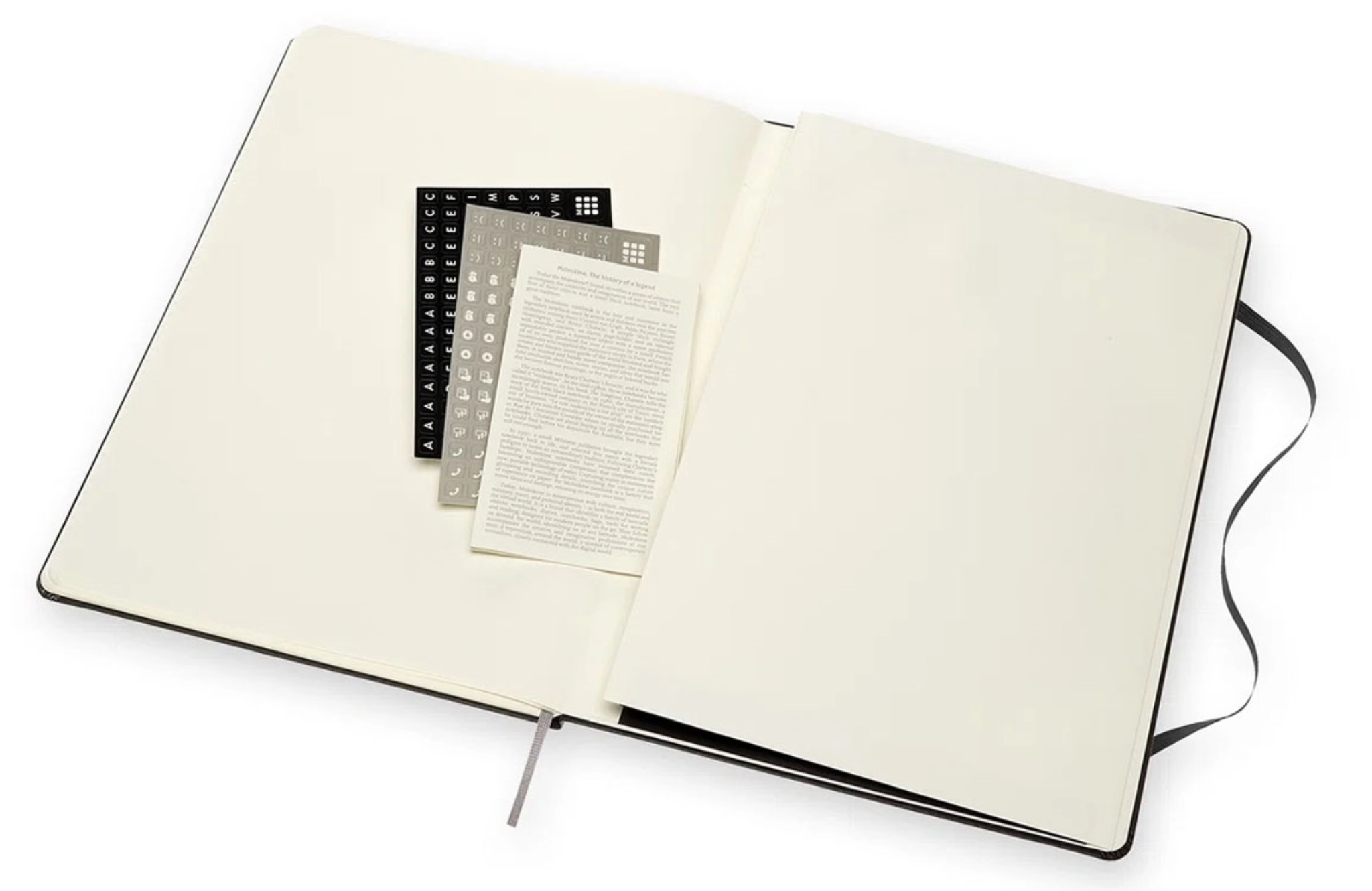Moleskine notitieboek professional,  ft A4, gelijnd, harde cover, 189 blad, zwart