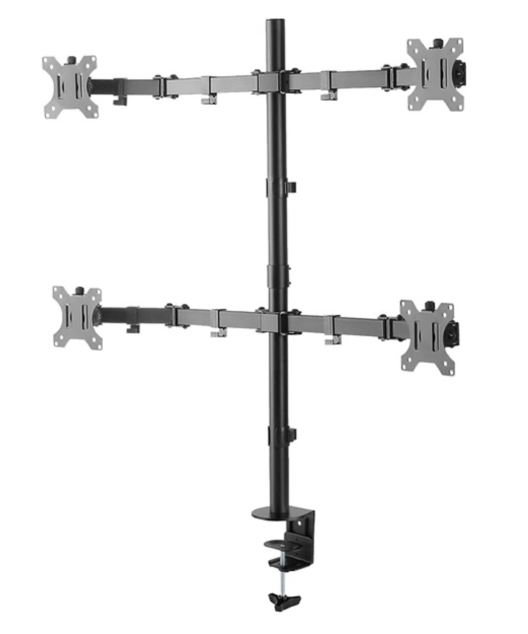 Neomounts FPMA-D550D4BLACK Monitorarm 4 schermen - 13-32" - 0-6 kg/scherm - zwart