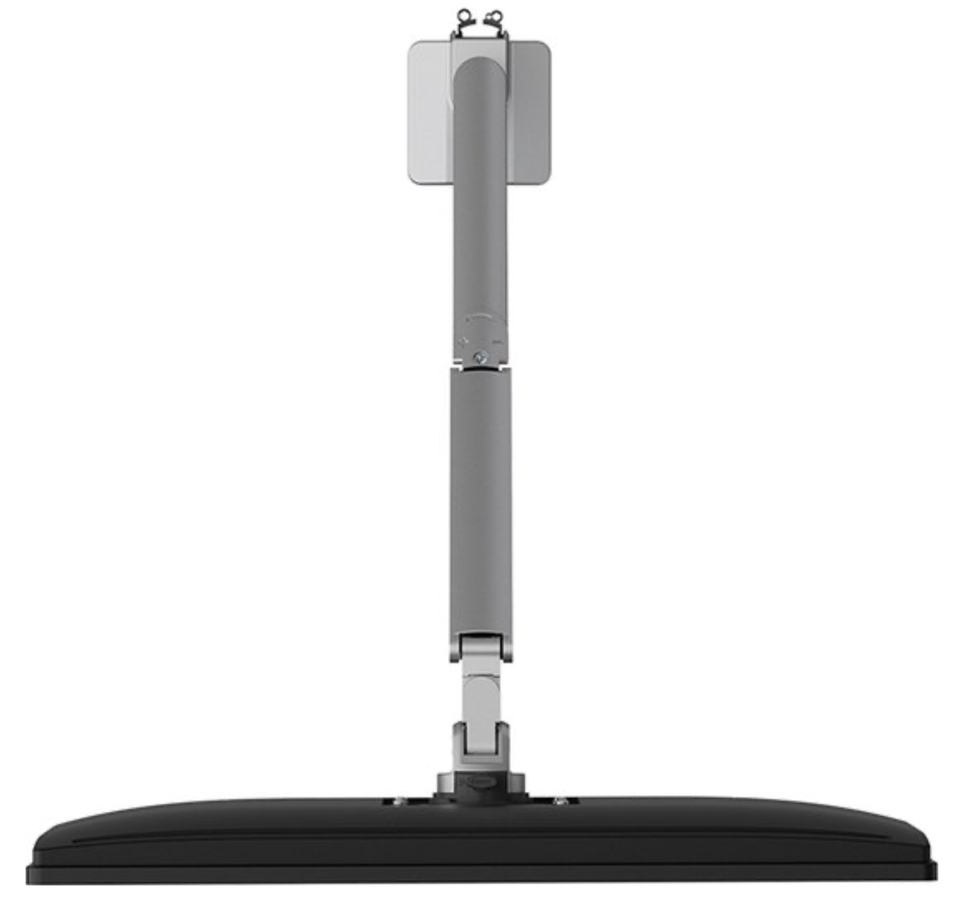 Neomounts NEXT Slim DS70-250SL1 Monitorarm 1 scherm - 17-35" - 1-9 kg (curved 8 kg) - gasveer - 180°-stop - Topfix - Easy Install-model - 100% plasticvrije verpakking - zilver