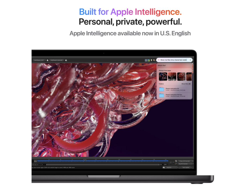 Apple MacBook Pro (2024) 16" M4 Pro 14‑core CPU, 20‑core GPU, 24GB ram, 512GB opslag, NANO-Display, Zwart QWERTY