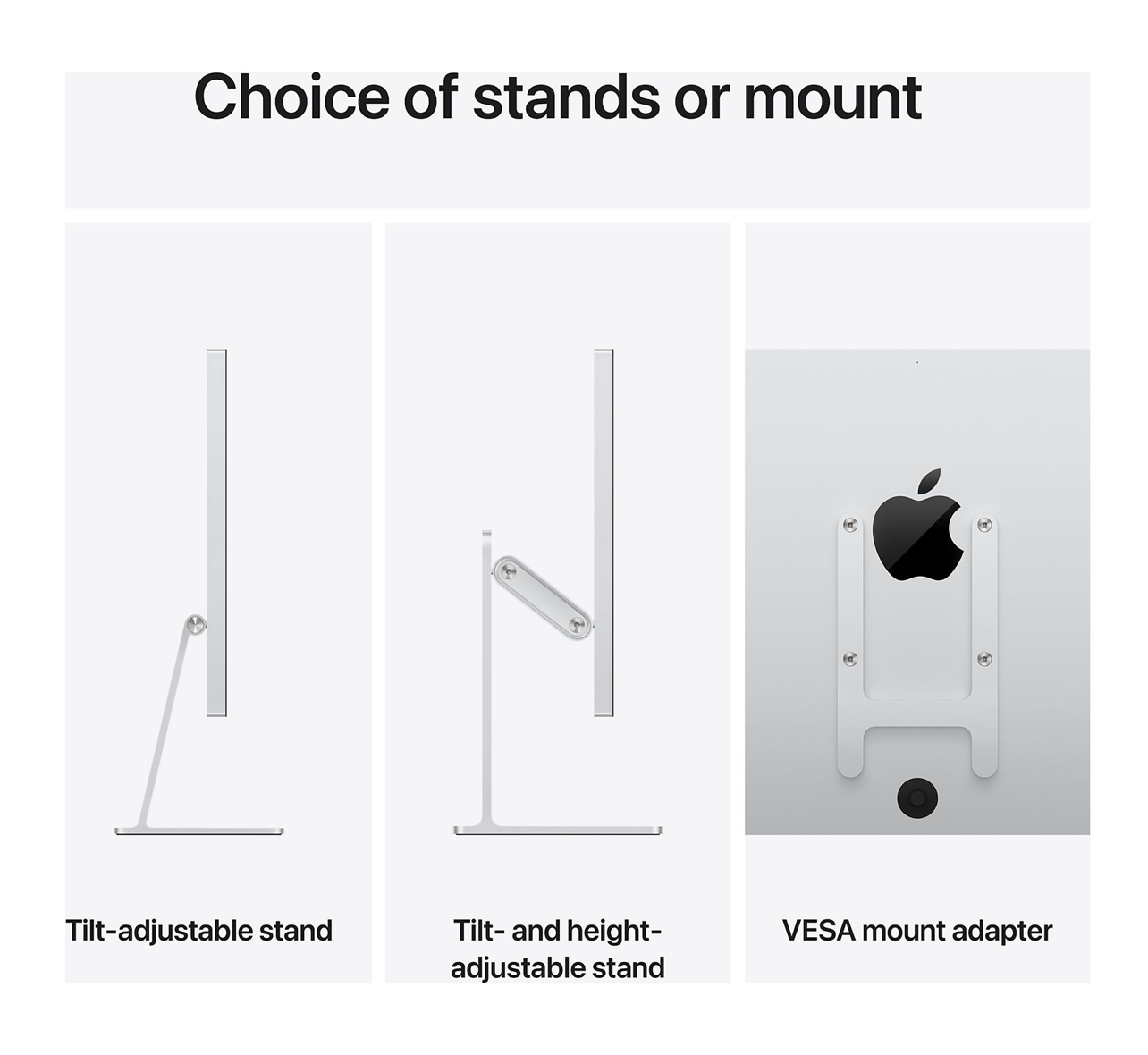 Apple Studio Display Nanotextuur (2026) kantelbare standaard