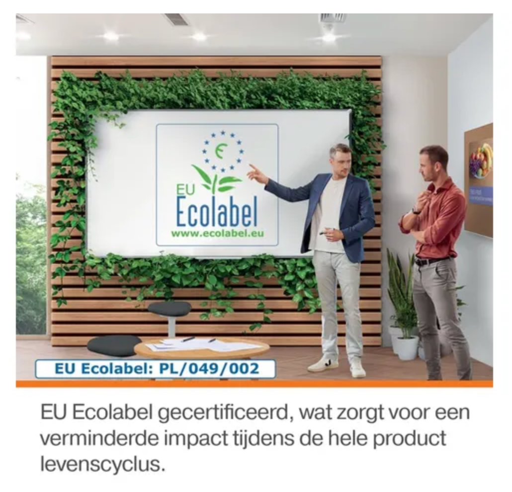 Nobo Premium Plus Widescreen magnetisch whiteboard, emaille, ft 89 x 50 cm