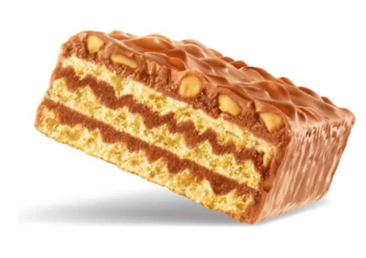 Miilka Nussini reep chocolademelk en hazelnoot, 31,5 g