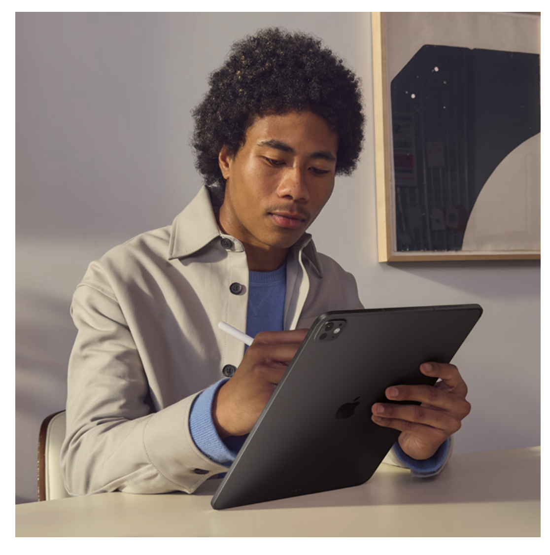 Apple iPad Pro (2025) 13", glas met nanotextuur, Wi-Fi, 1TB opslag Zilver
