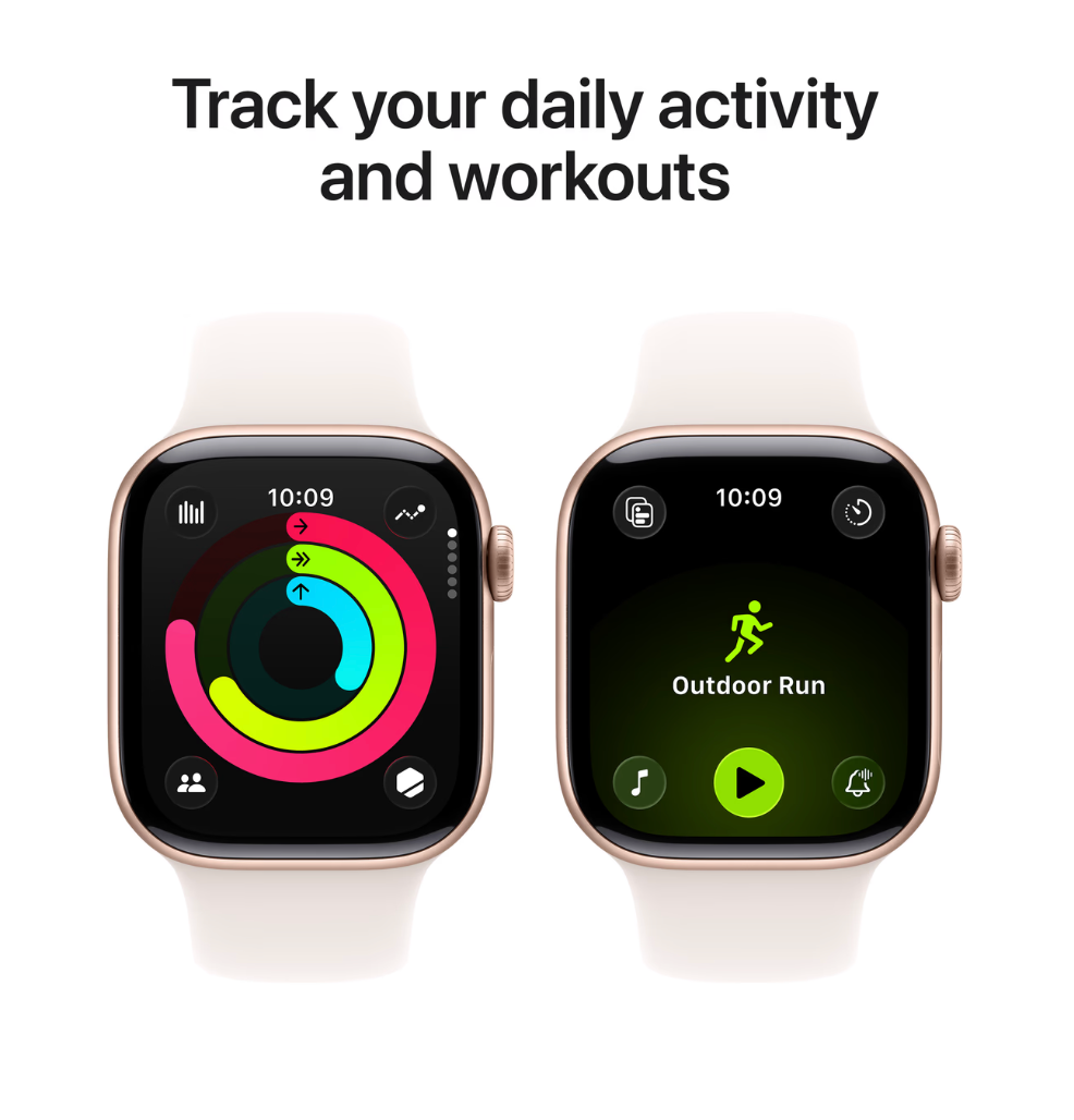 Apple Watch Series 11 Cellular 42mm Rosegoud Sportband S/M