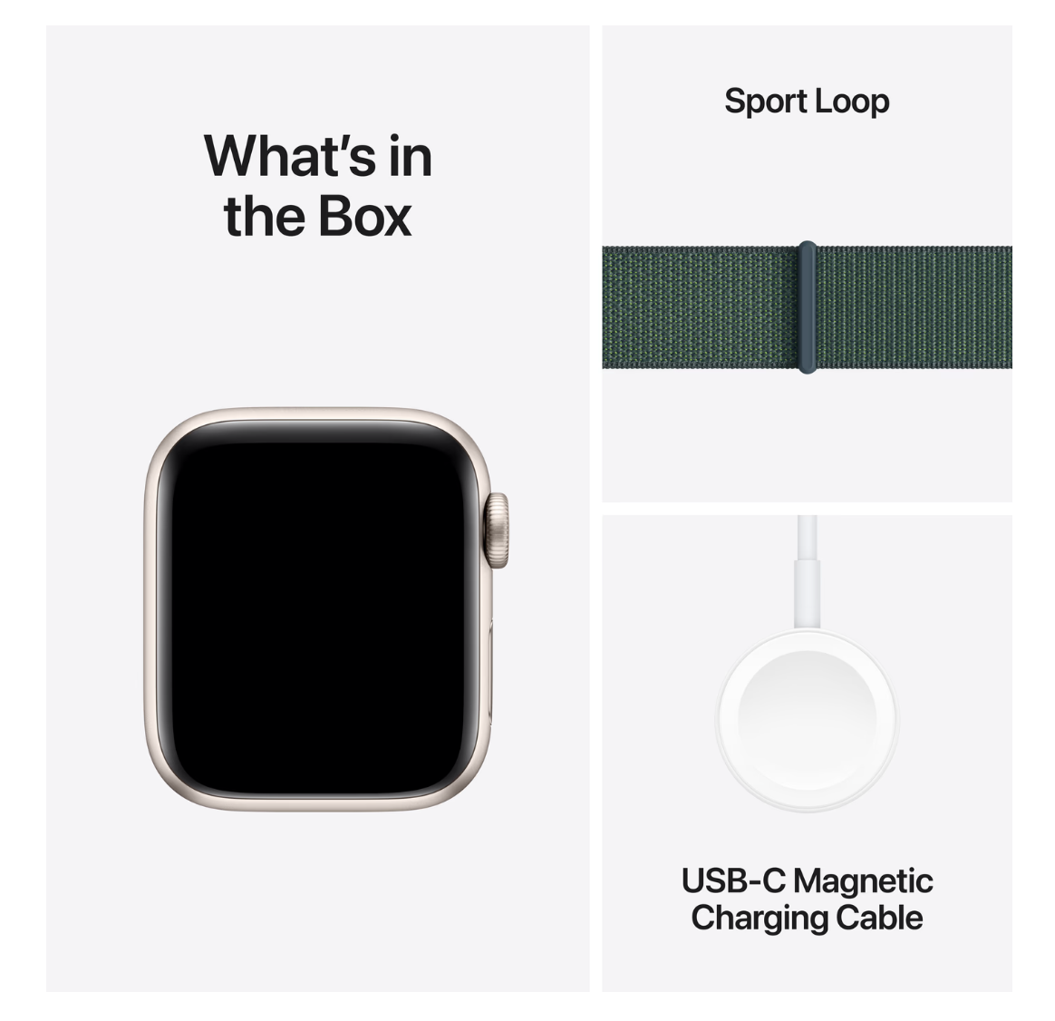 Apple Watch SE (2024) 4G 40mm Starlight Sport Loop