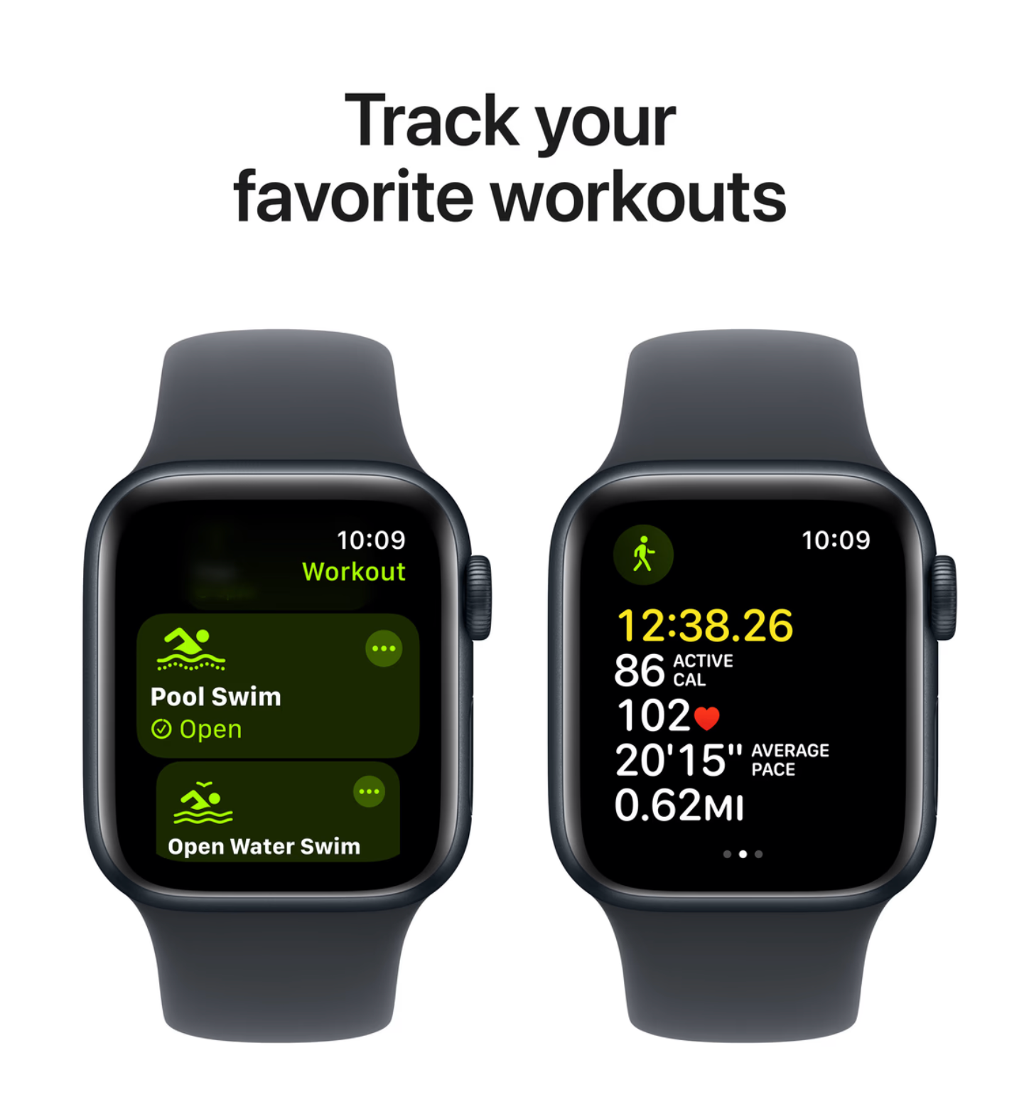 Apple Watch SE (2025) Cellular 40mm Midnight Sportband S/M