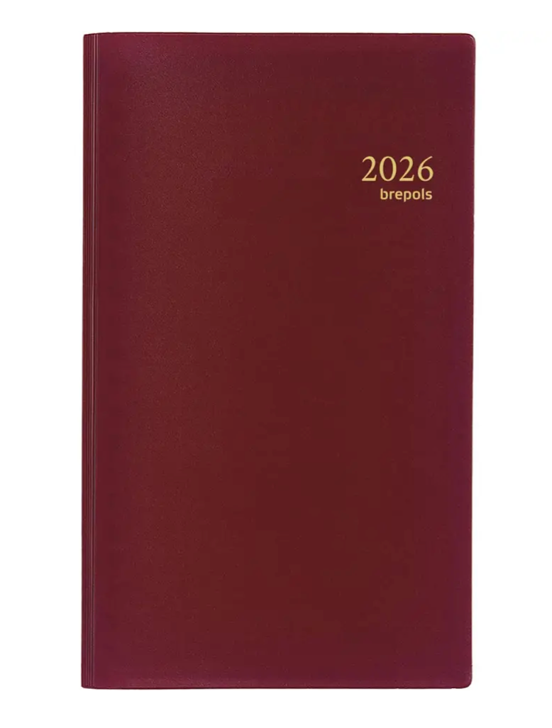 Brepols Interplan Seta, bordeaux, 2026