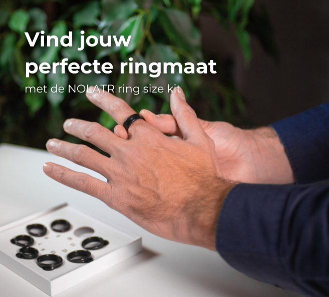 NOLATR Smart Ring NEX Gold Size 10