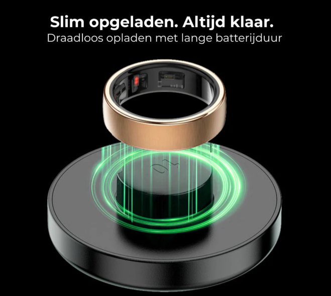 NOLATR Smart Ring NEX Silver Size 8