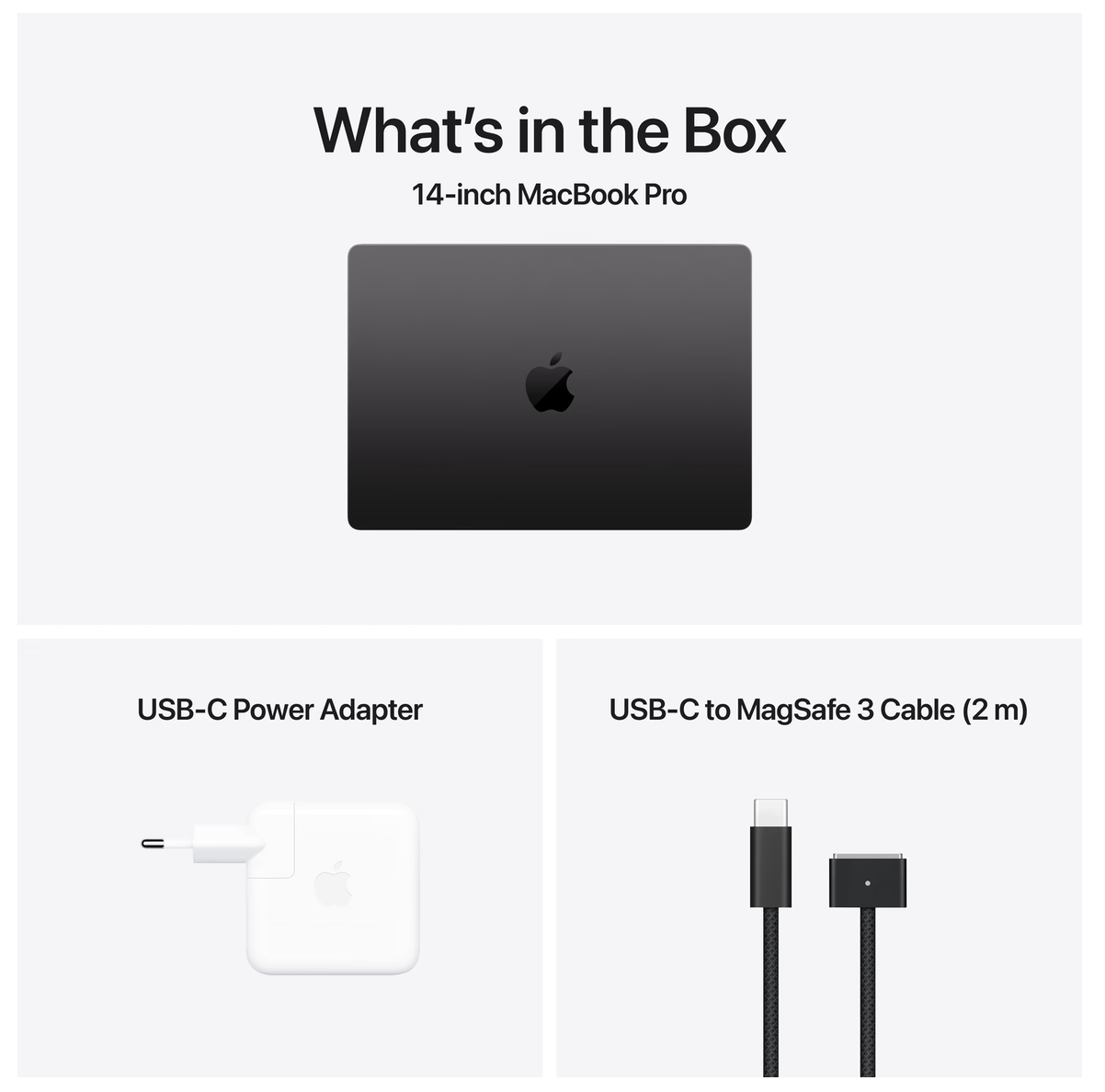 Apple MacBook Pro 14 inch (2024) M4 (10 core CPU/10 core GPU) 16GB/1TB Spacezwart QWERTY
