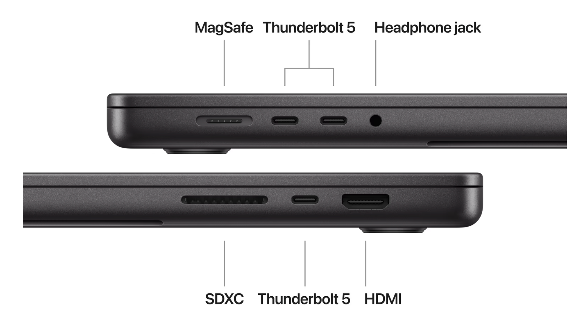 Apple MacBook Pro 16 inch (2024)  M4 Pro (14 core CPU/20 core GPU) 48GB/1TB Spacezwart QWERTY