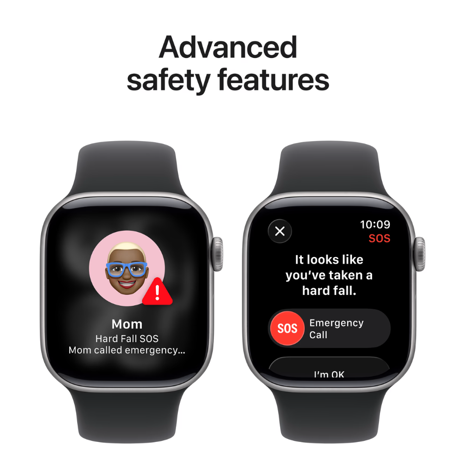 Apple Watch Series 11 42mm Grijs Sportband S/M